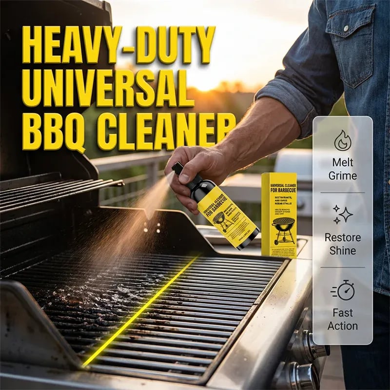 Heavy-duty BBQ cleaner – dissolves carbon, grease, and baked-on grime!