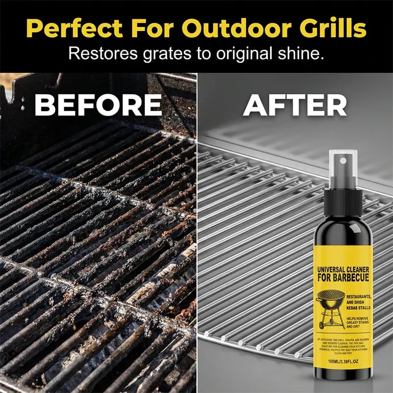 Heavy-duty BBQ cleaner – dissolves carbon, grease, and baked-on grime!